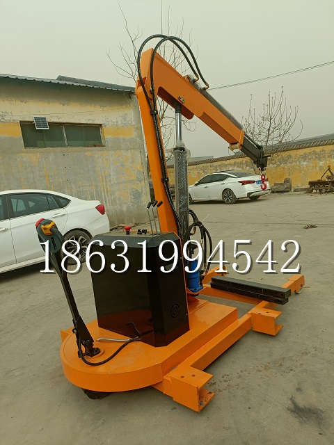 广汉市自卸车厢随车吊 自制轮式四不像起重机 四驱平板吊 5吨 贵盛
